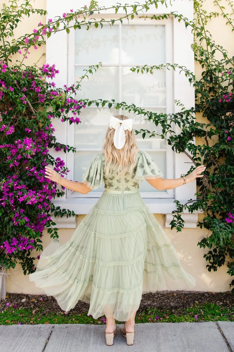 Anastasia Dress in Sage - FINAL SALE sold by Ivy City Co product image thumbnail 2