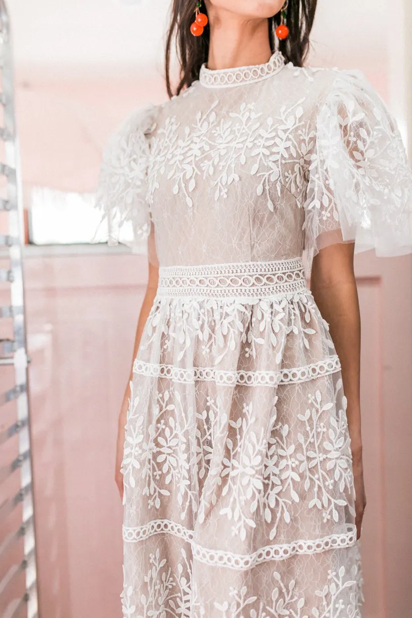 Sicily Dress with Flutter Sleeves - FINAL SALE sold by Ivy City Co product image thumbnail 5