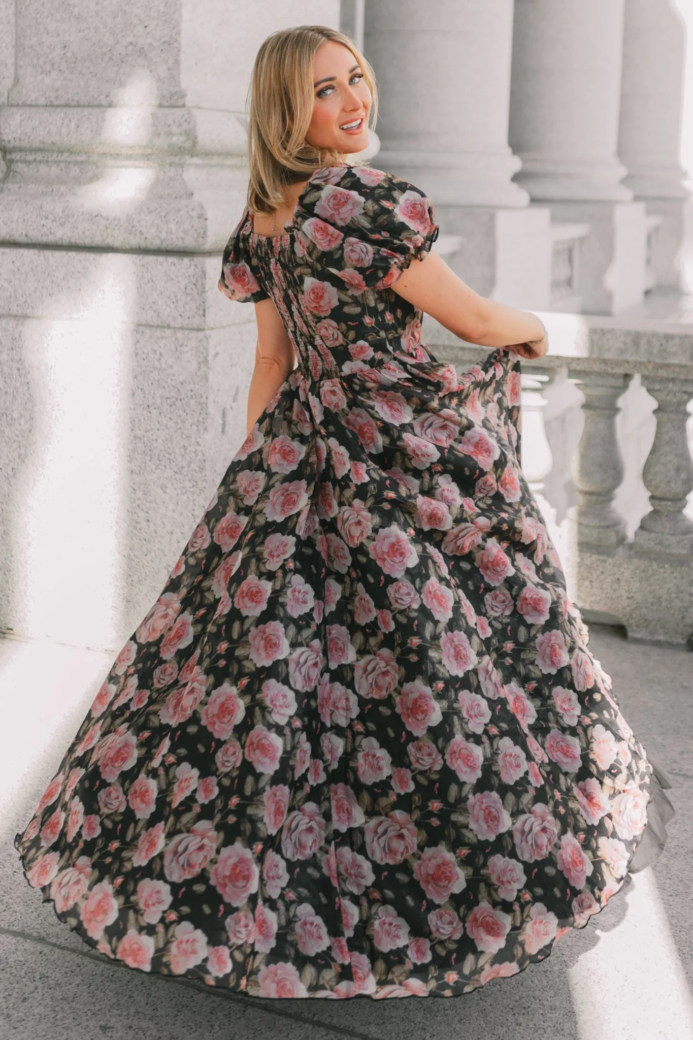 Melody Dress in Midnight Rose - FINAL SALE sold by Ivy City Co product image thumbnail 2