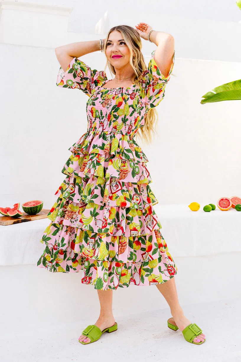 Harmony Dress in Tropical Paradise - FINAL SALE sold by Ivy City Co