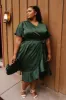 Maggie Dress in Emerald sold by Ivy City Co