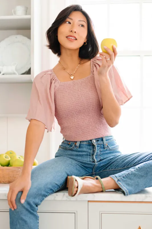 Lennon Top in Pink - FINAL SALE sold by Ivy City Co