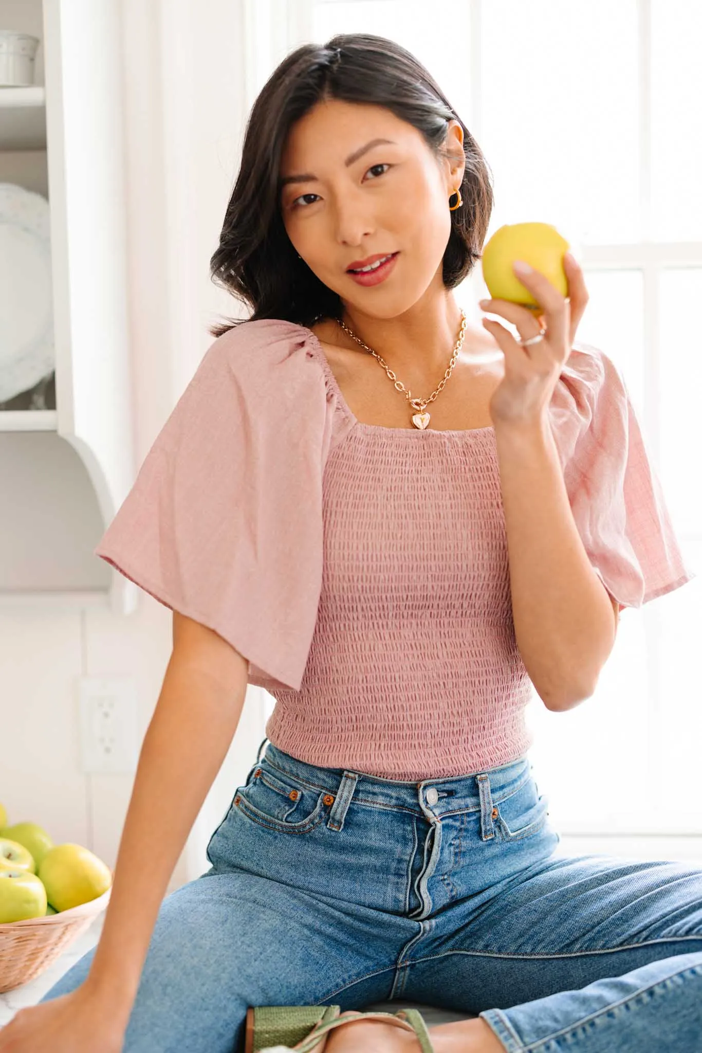 Lennon Top in Pink - FINAL SALE sold by Ivy City Co product image thumbnail 3