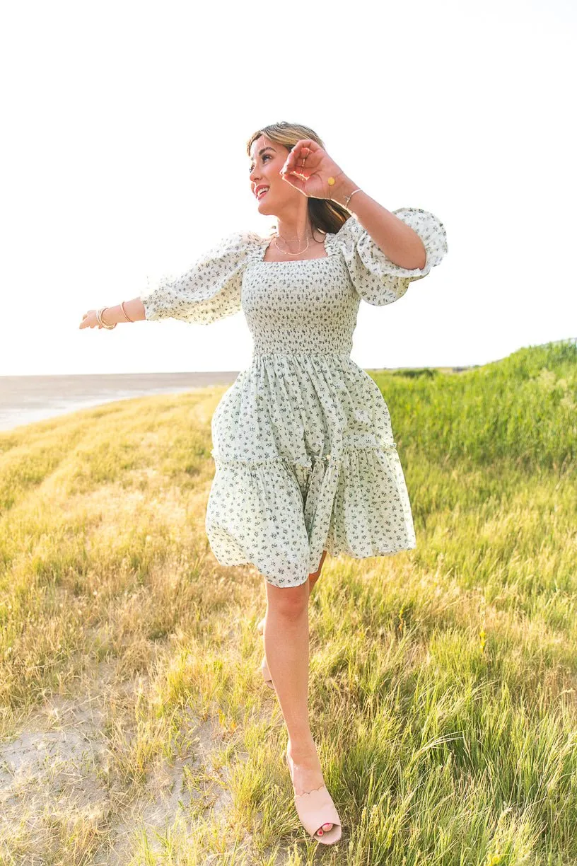 Short Madeline Dress in Blue - FINAL SALE sold by Ivy City Co product image thumbnail 4