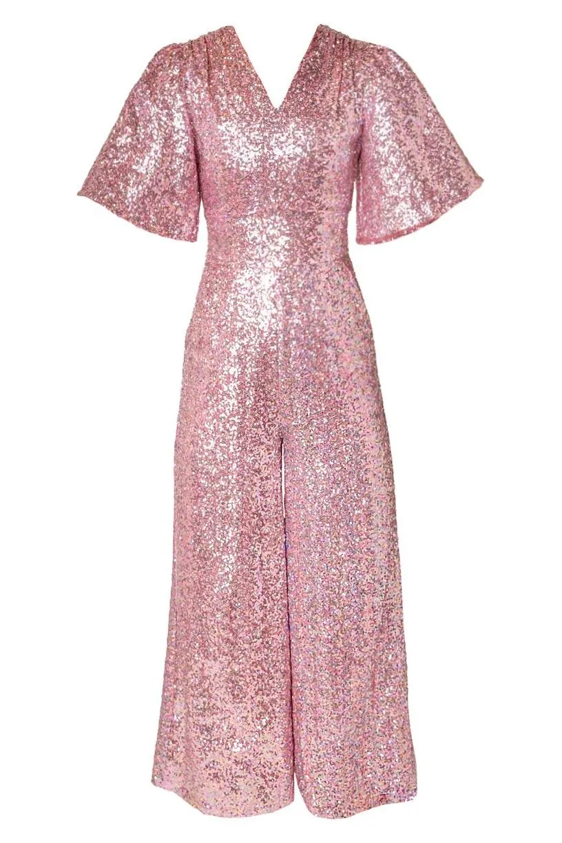 Bejeweled Sequin Jumpsuit - FINAL SALE sold by Ivy City Co product image thumbnail 4