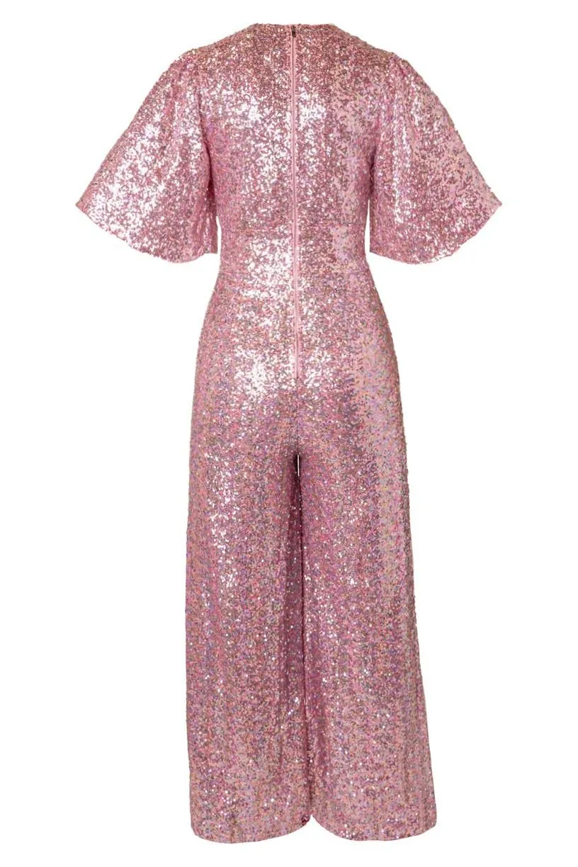 Bejeweled Sequin Jumpsuit - FINAL SALE sold by Ivy City Co product image thumbnail 5