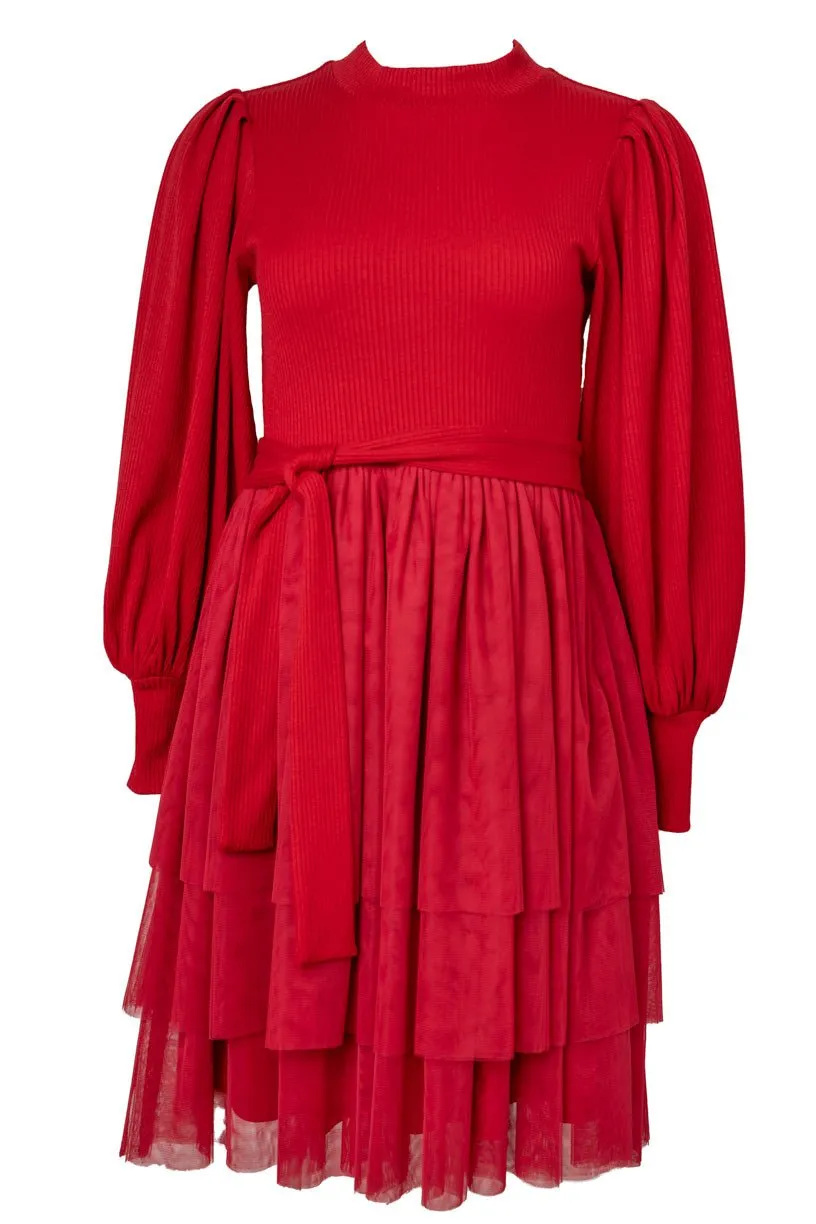 Short Cosette Dress in Red - FINAL SALE sold by Ivy City Co product image thumbnail 2