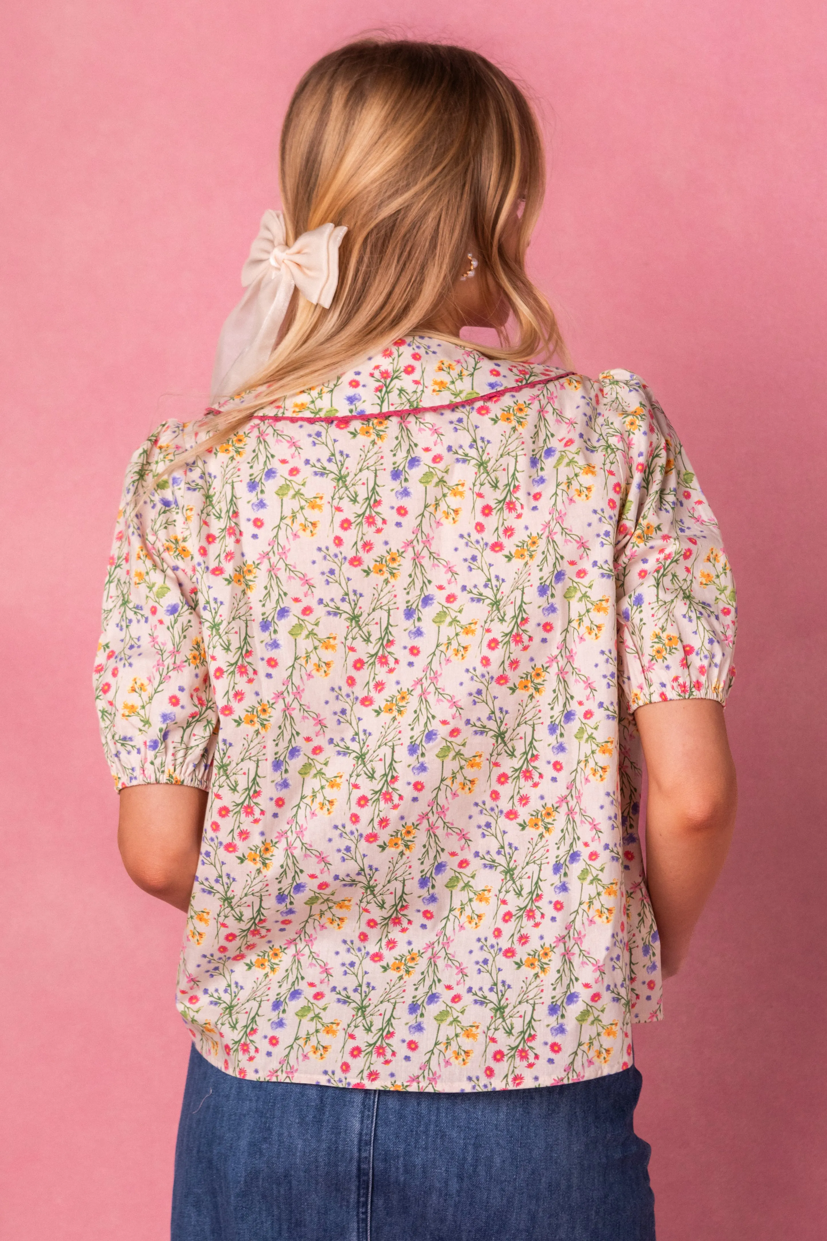 Betty Blouse in Floral sold by Ivy City Co product image thumbnail 3