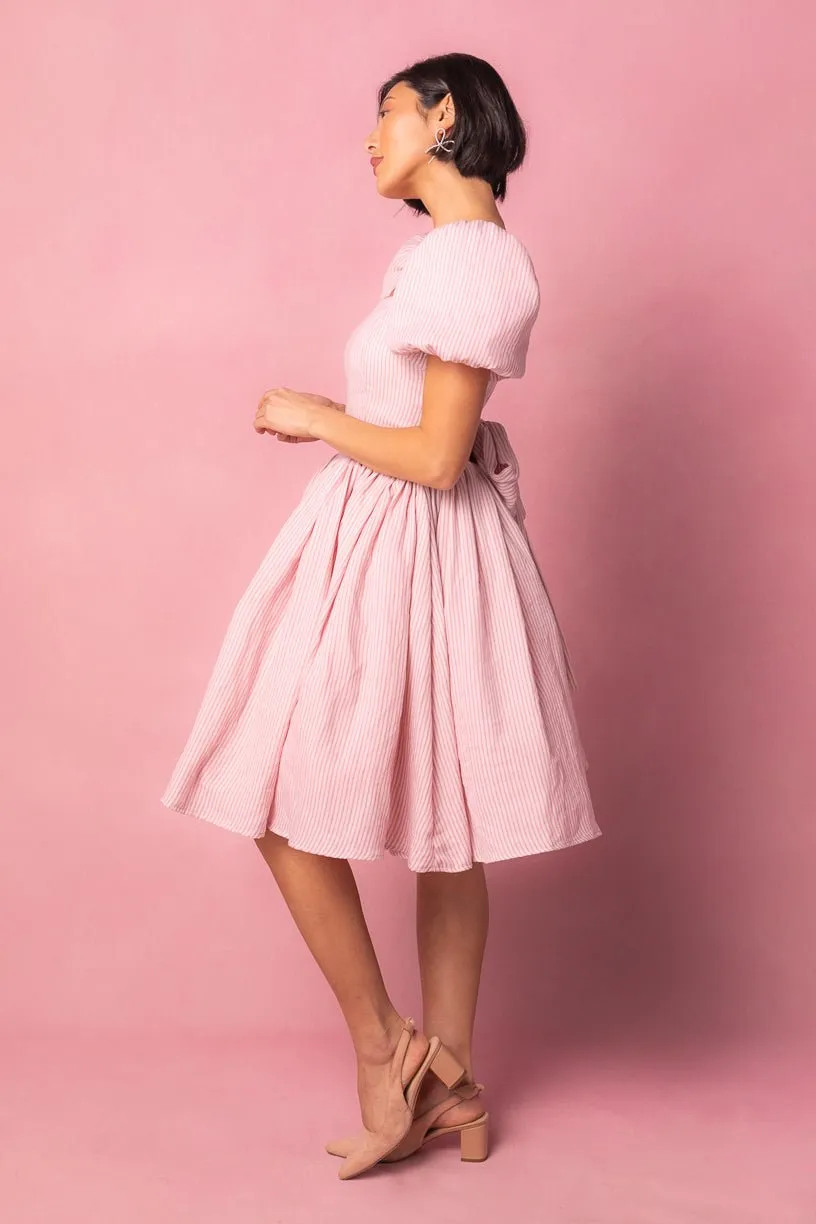 Cupcake Dress in Pink Stripe - FINAL SALE sold by Ivy City Co product image thumbnail 5