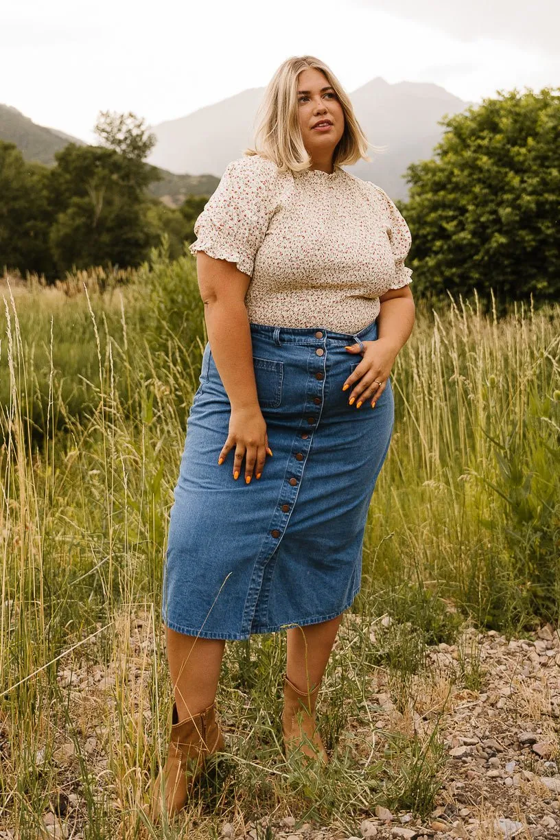 Delia Top in Ditsy Floral - FINAL SALE sold by Ivy City Co product image thumbnail 3