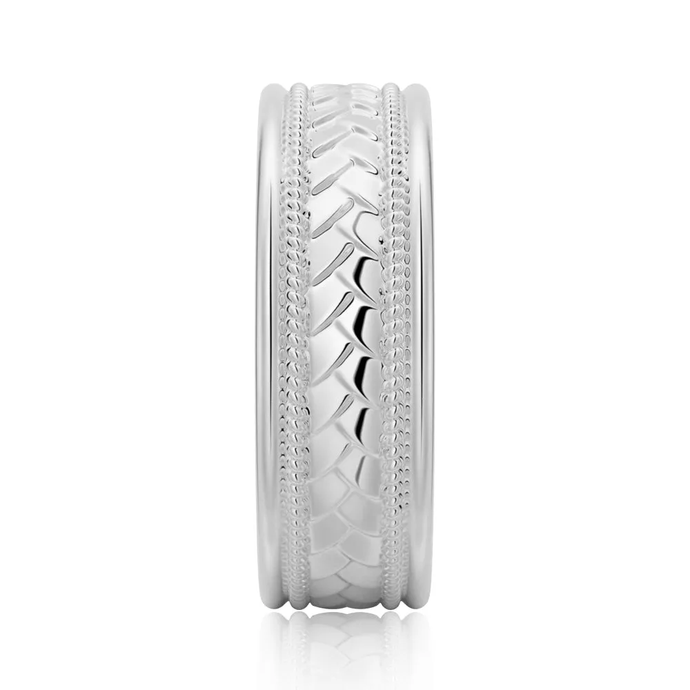 7mm Twisted Rope Men's Wedding Band sold by MSBLUE Jewelry product image thumbnail 5