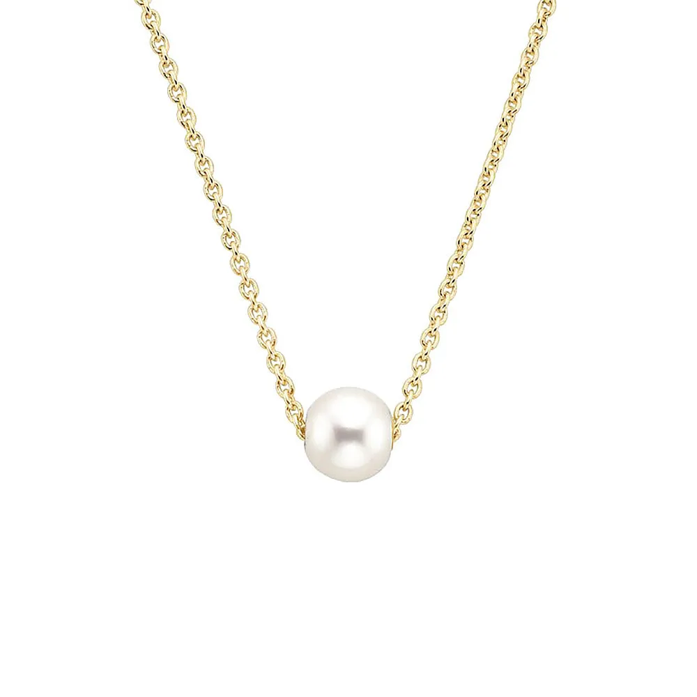 8mm Classic Freshwater Cultured Pearl Pendant sold by MSBLUE Jewelry product image thumbnail 2