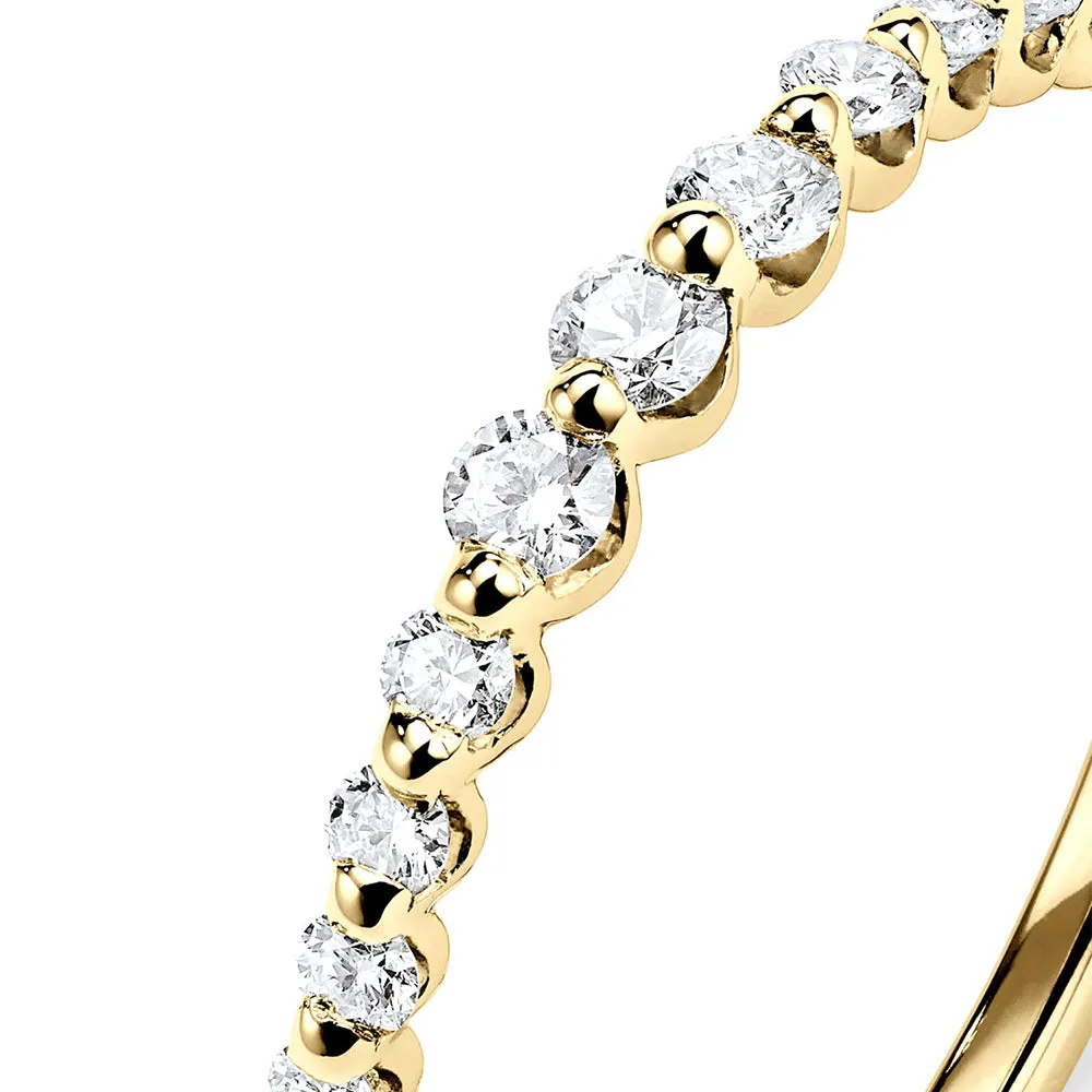 Graduated Lab Grown Diamond Ring sold by MSBLUE Jewelry product image thumbnail 4