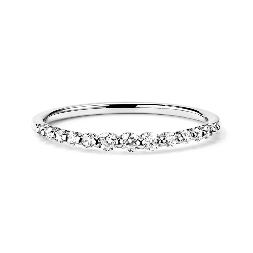 Graduated Lab Grown Diamond Ring sold by MSBLUE Jewelry product image thumbnail 2