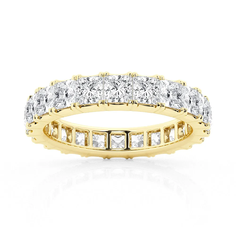 5ctw. Princess Cut Moissanite Eternity Band sold by MSBLUE Jewelry product image thumbnail 2