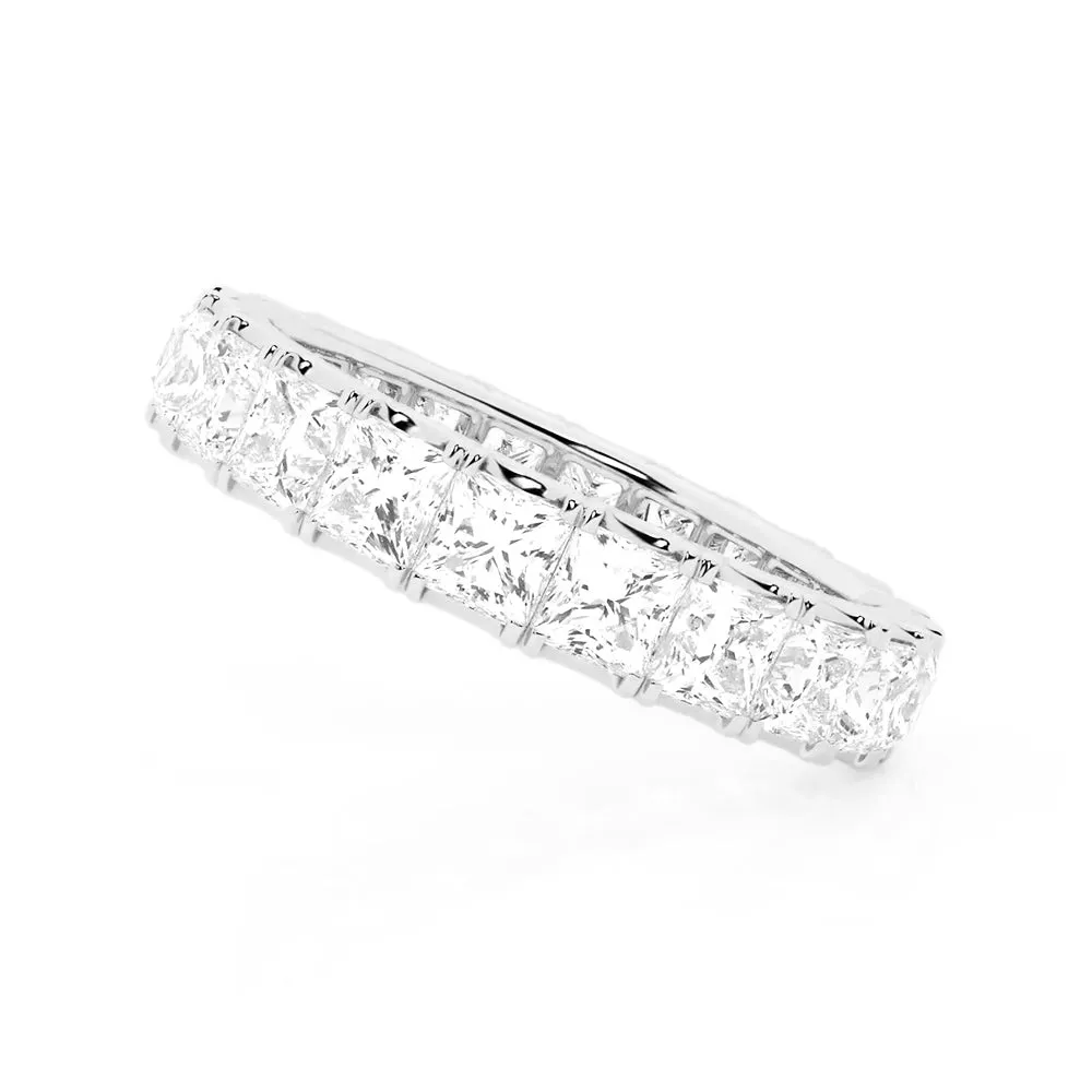 5ctw. Princess Cut Moissanite Eternity Band sold by MSBLUE Jewelry product image thumbnail 4
