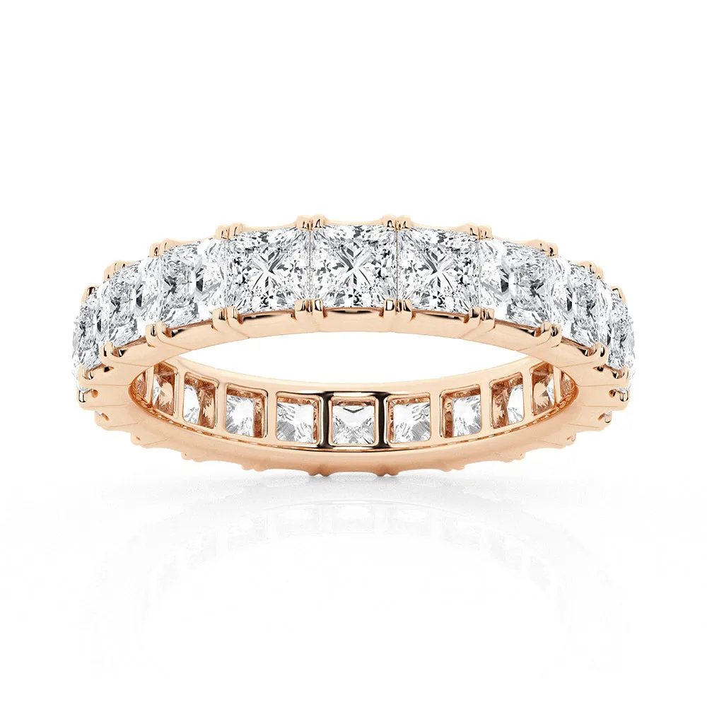 5ctw. Princess Cut Moissanite Eternity Band sold by MSBLUE Jewelry product image thumbnail 3