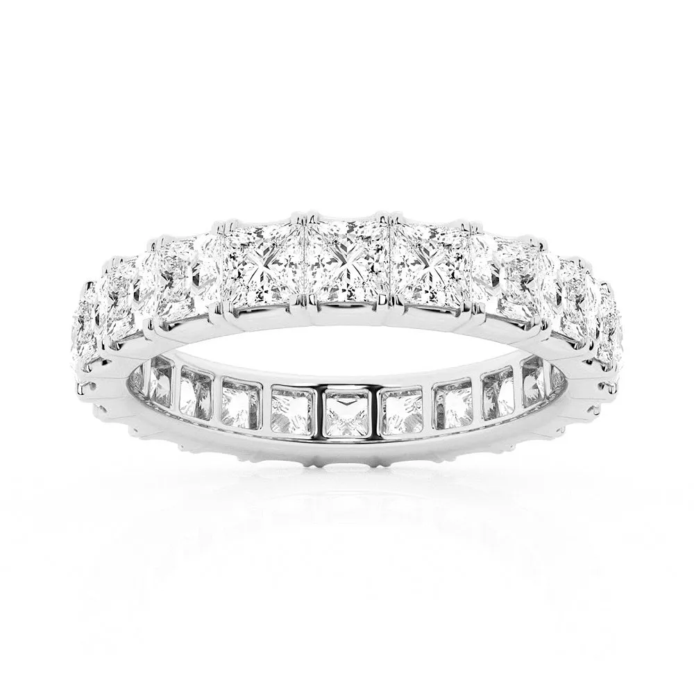 5ctw. Princess Cut Moissanite Eternity Band sold by MSBLUE Jewelry