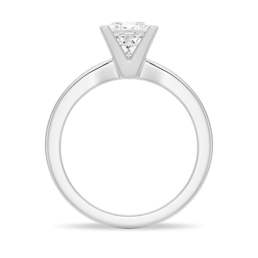 1.5 CT. Princess Cut Moissanite Engagement Ring sold by MSBLUE Jewelry product image thumbnail 4