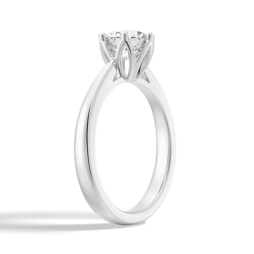 1 CT. Classic Six - Prong Moissanite Engagement Ring sold by MSBLUE Jewelry product image thumbnail 2