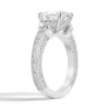 Vintage Celtic Knots Design Oval Moissanite Engagement Ring sold by MSBLUE Jewelry