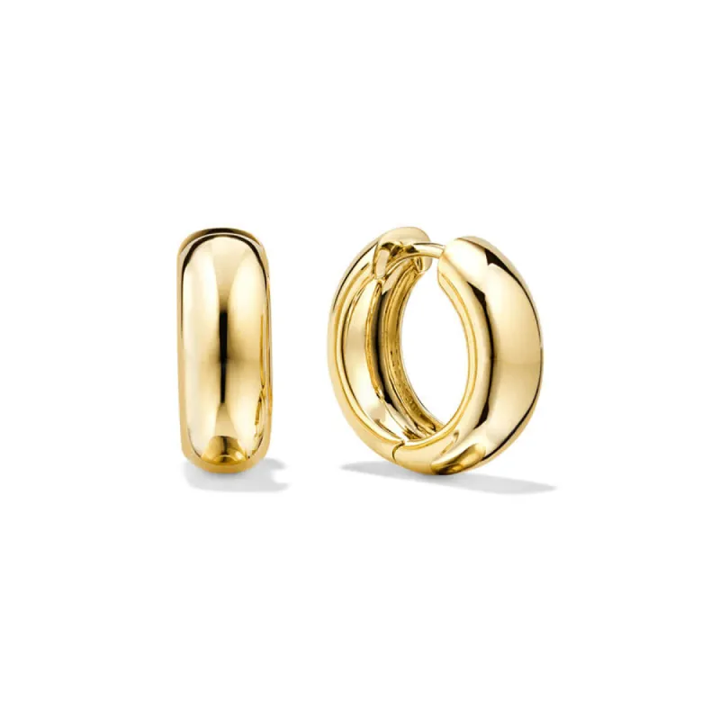 Chunky Medium Hoop Earrings sold by MSBLUE Jewelry