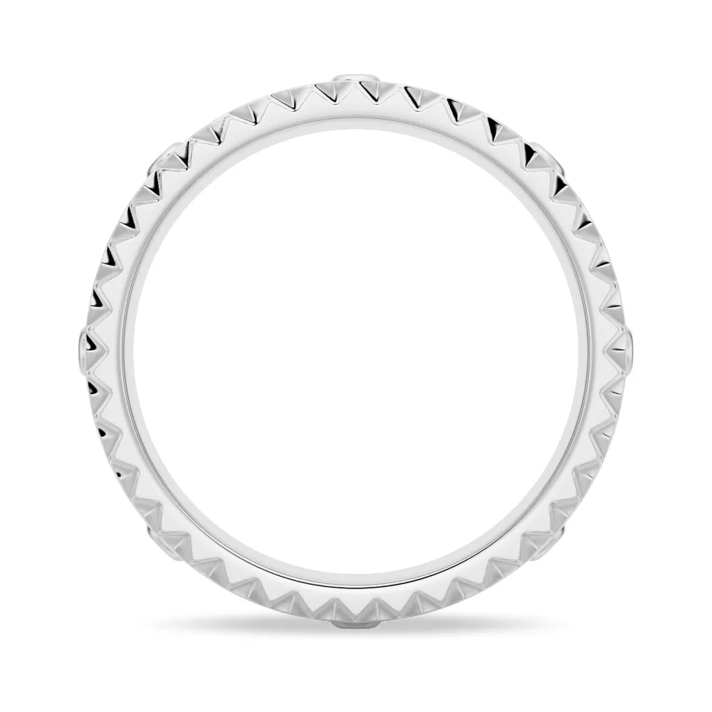 Modern Sunshine Round Cut Moissanite Fashion Ring sold by MSBLUE Jewelry product image thumbnail 5