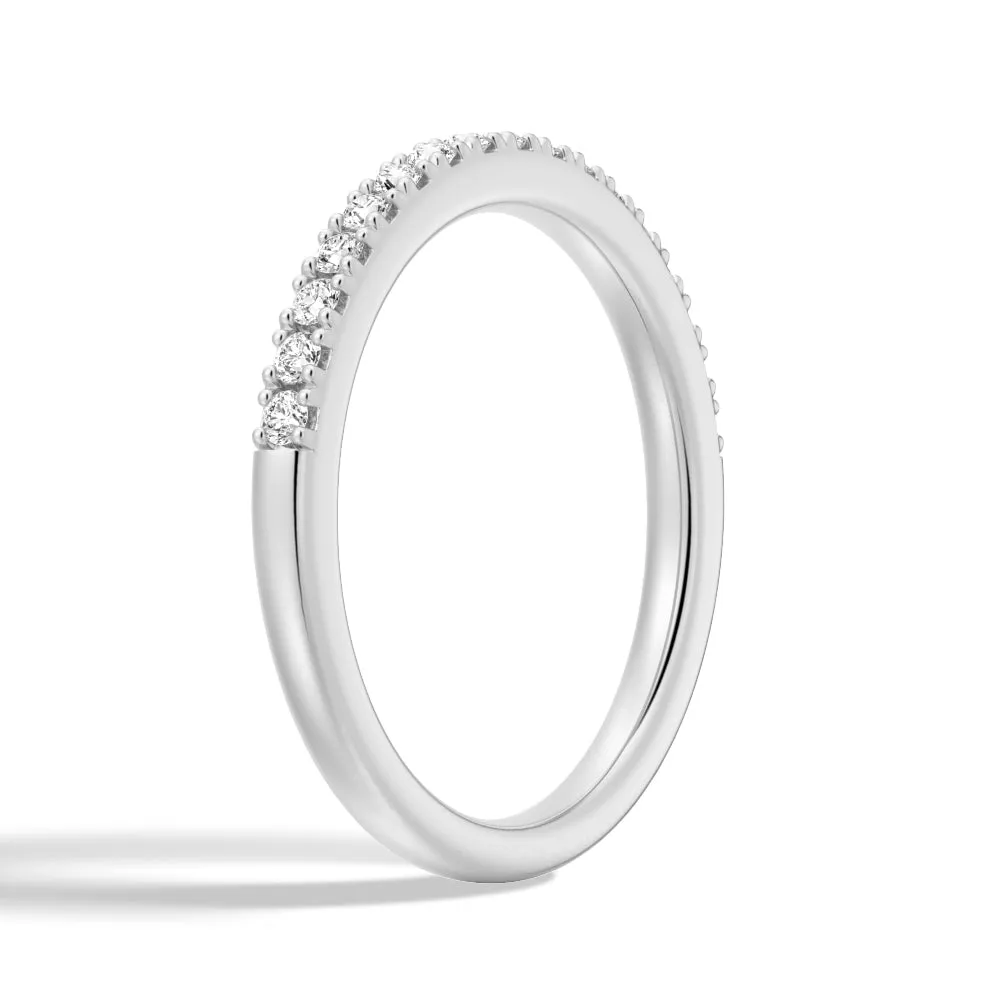 Classic Round Moissanite Anniversary Band sold by MSBLUE Jewelry product image thumbnail 4
