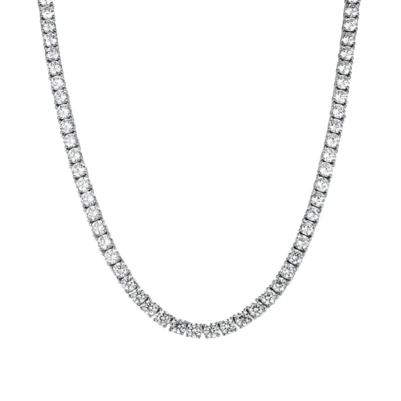3mm Iced Moissanite Tennis Chain sold by MSBLUE Jewelry