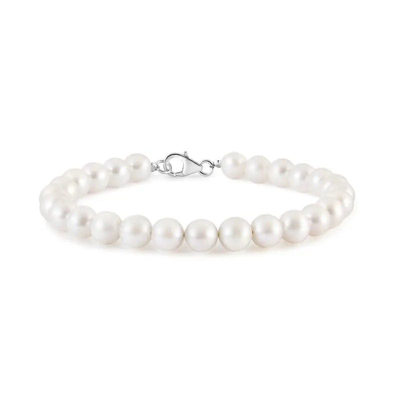 6mm Freshwater Cultured Pearl Strand Bracelet sold by MSBLUE Jewelry