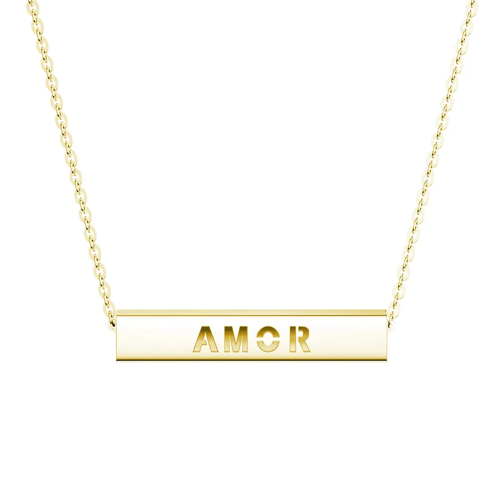 Minimalist "Amor Mama" Necklace sold by MSBLUE Jewelry product image thumbnail 5
