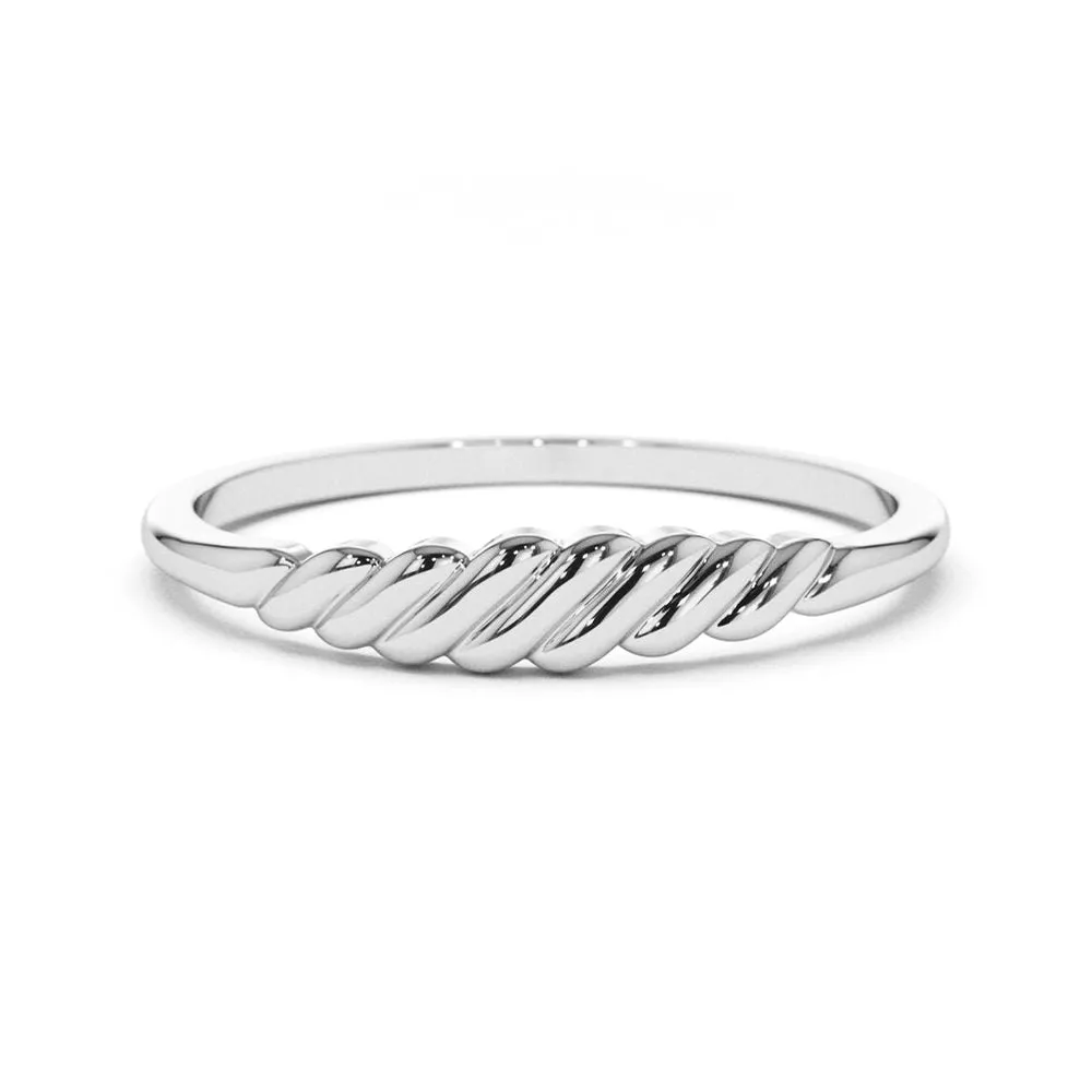Thin Croissant Stacking Ring sold by MSBLUE Jewelry product image thumbnail 2