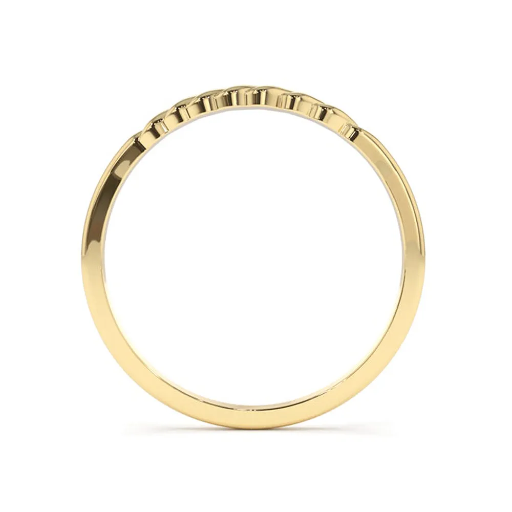 Thin Croissant Stacking Ring sold by MSBLUE Jewelry product image thumbnail 5