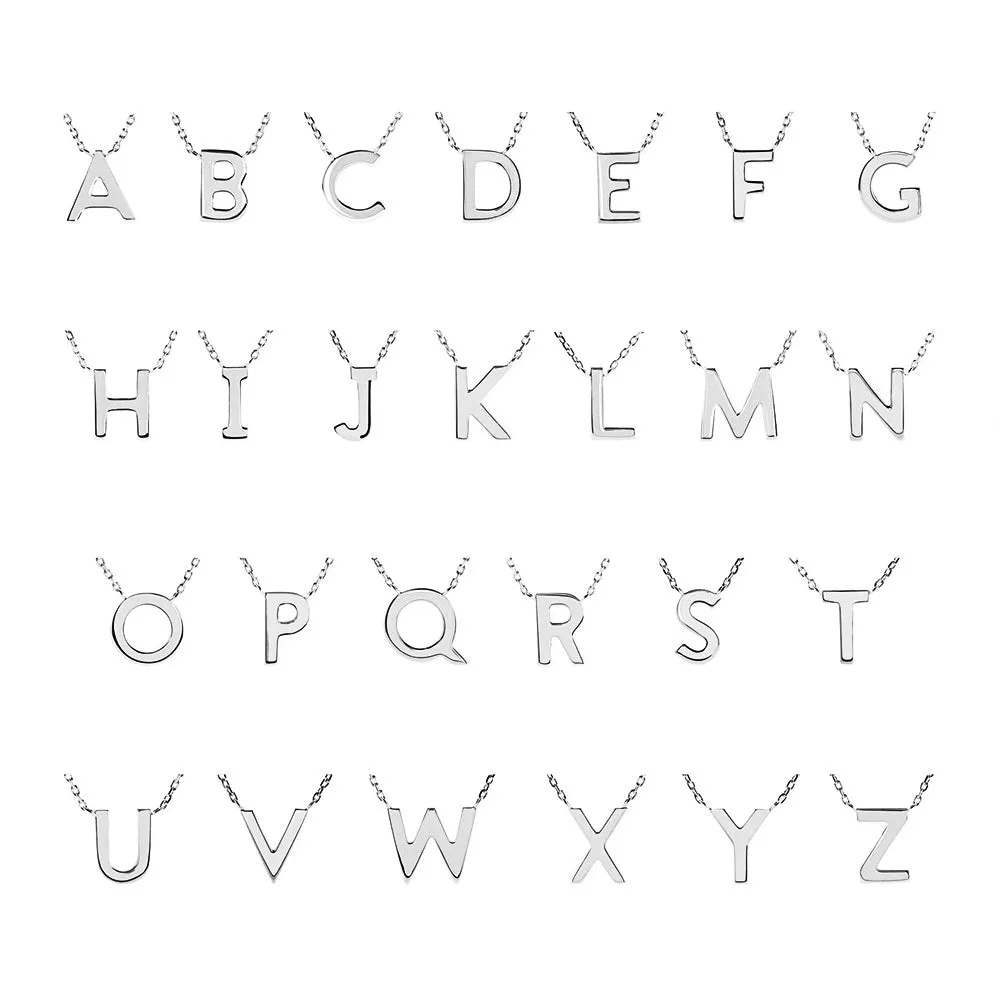 Simple Initial Necklace sold by MSBLUE Jewelry product image thumbnail 5