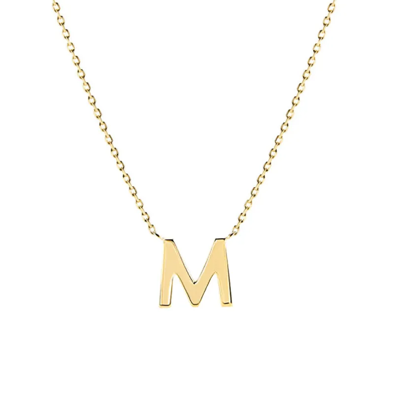 Simple Initial Necklace sold by MSBLUE Jewelry