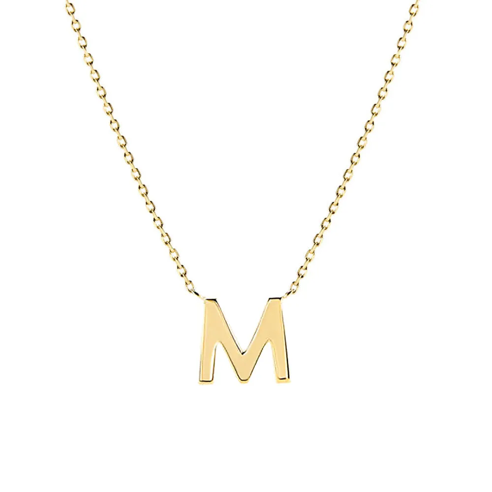 Simple Initial Necklace sold by MSBLUE Jewelry