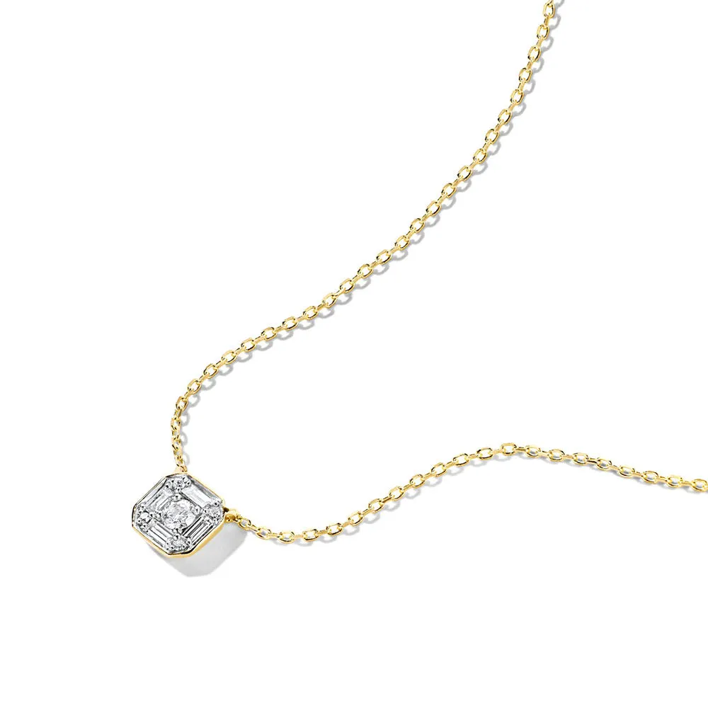 Lab Grown Diamond Mosaic Necklace sold by MSBLUE Jewelry product image thumbnail 3