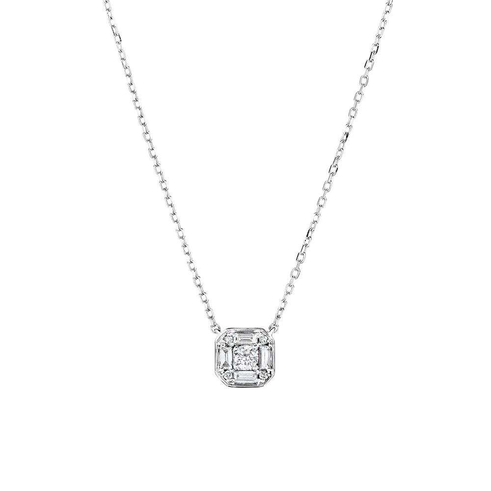 Lab Grown Diamond Mosaic Necklace sold by MSBLUE Jewelry product image thumbnail 2