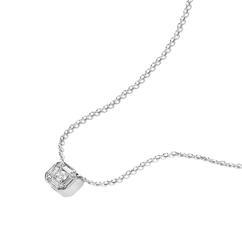 Lab Grown Diamond Mosaic Necklace sold by MSBLUE Jewelry product image thumbnail 4