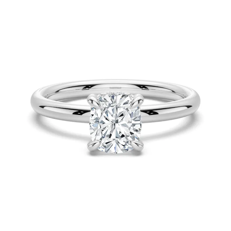 1.5 CT. Elegant Cushion-Cut Solitaire Engagement Ring sold by MSBLUE Jewelry
