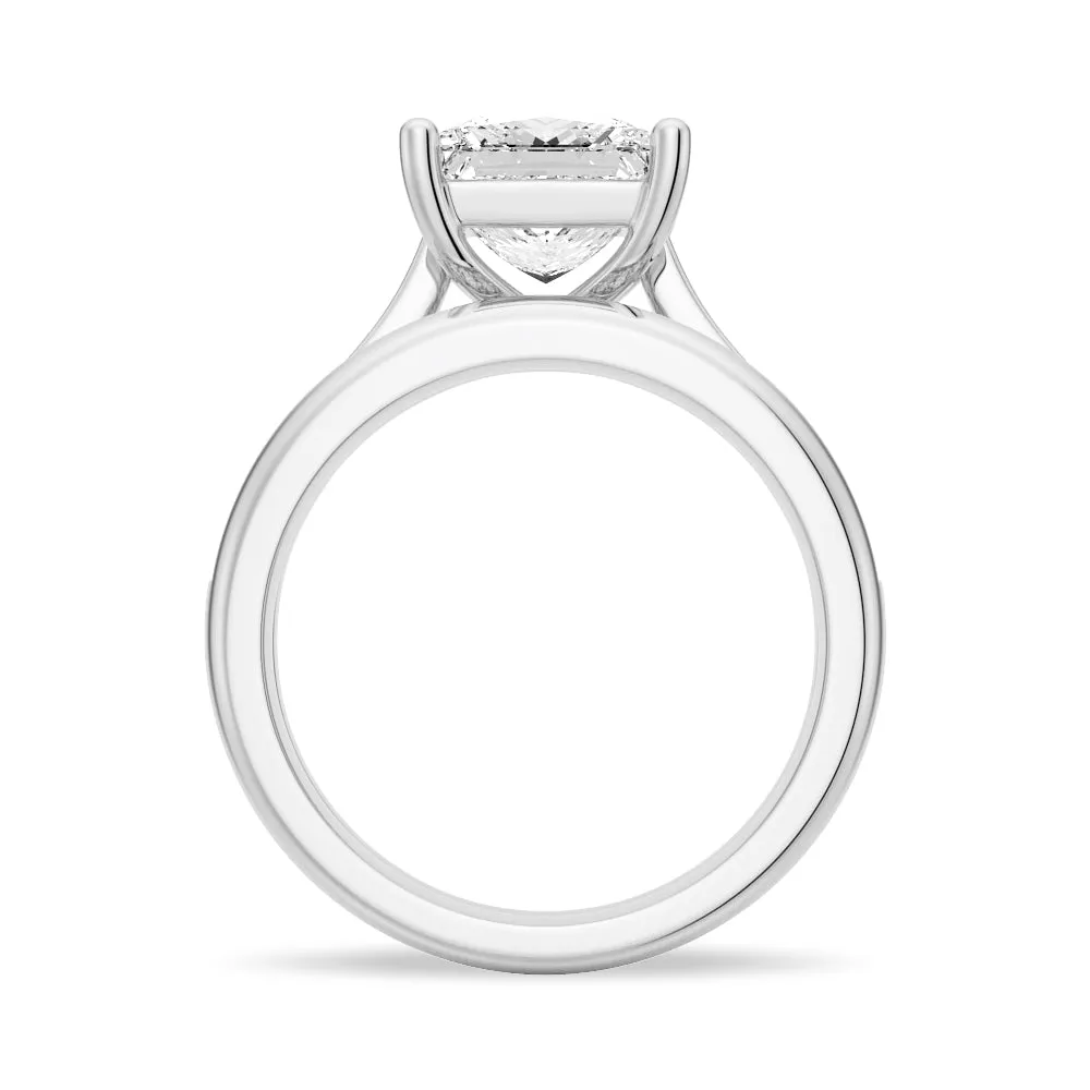 1.5 CT. Princess Cut Moissanite Bridal Set in Sterling Silver sold by MSBLUE Jewelry product image thumbnail 4
