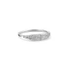 Classic Pavé Lab Grown Diamond Signet Ring sold by MSBLUE Jewelry