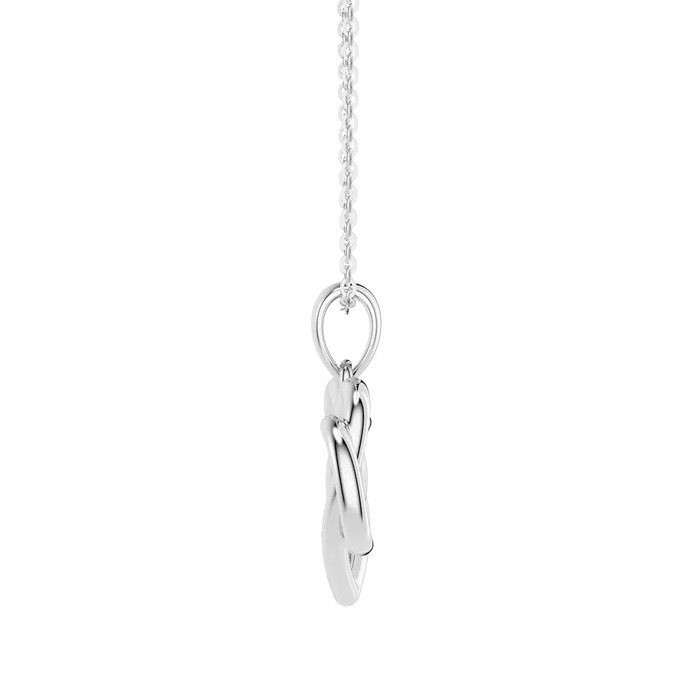 "Infinite Love" Heart Pendant Necklace sold by MSBLUE Jewelry product image thumbnail 2