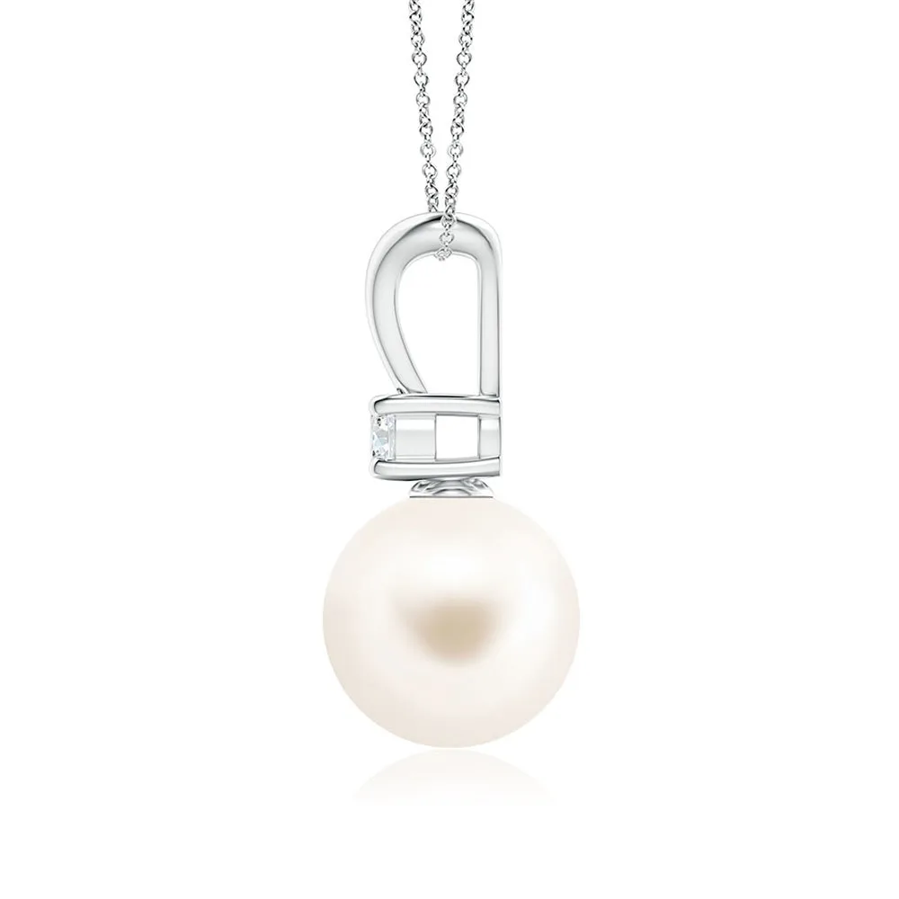 8mm Freshwater Cultured Pearl V Bale Pendant sold by MSBLUE Jewelry product image thumbnail 4