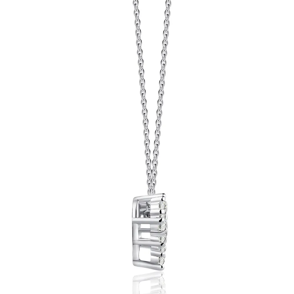 1 CT. Eternal Heart Moissanite Necklace sold by MSBLUE Jewelry product image thumbnail 2