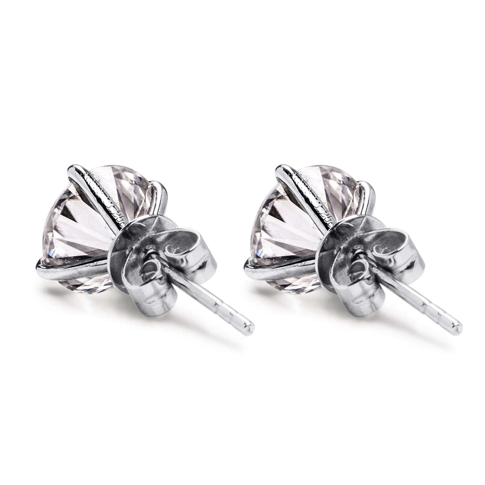 1 CT. Brilliant Moissanite Earring Studs sold by MSBLUE Jewelry product image thumbnail 4