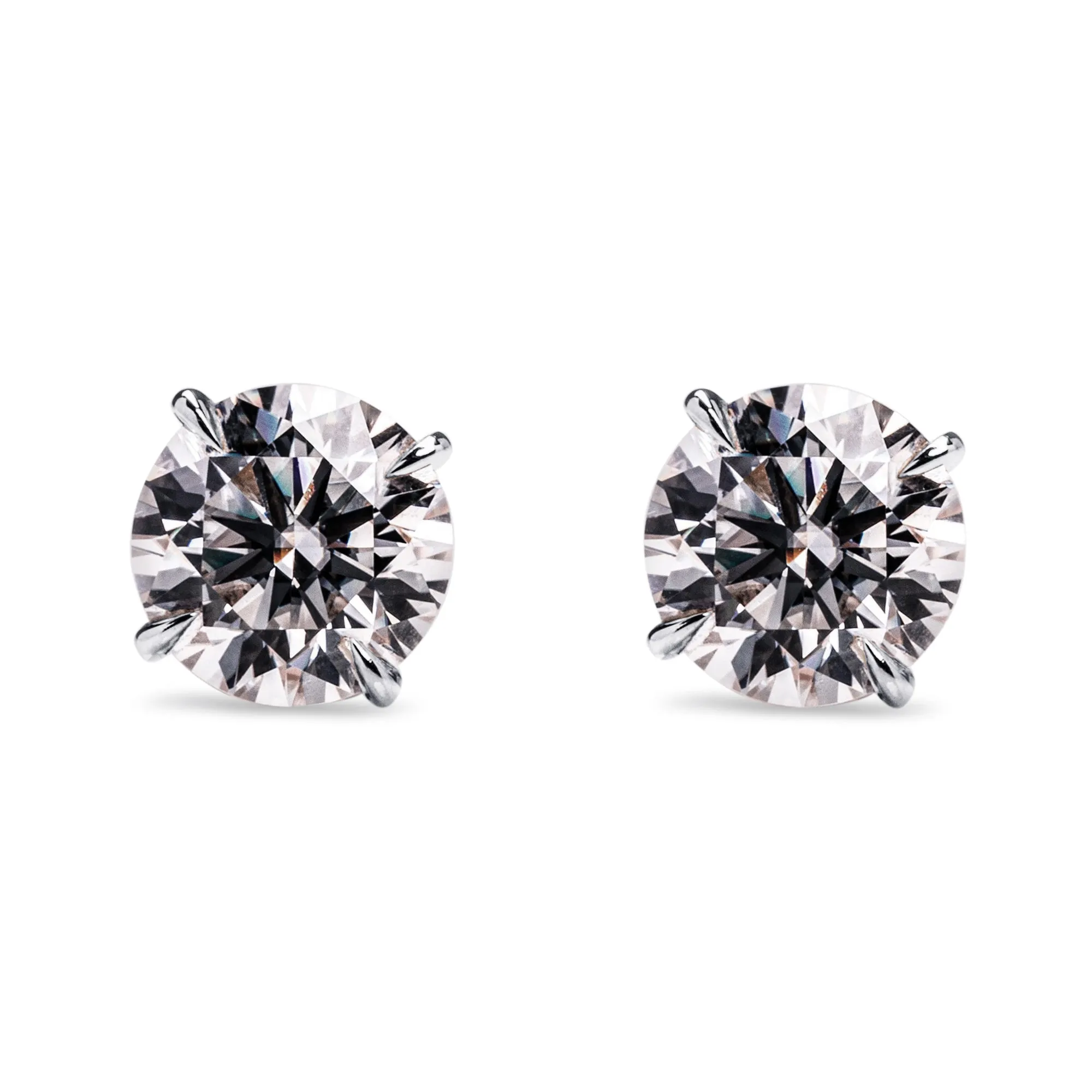 1 CT. Brilliant Moissanite Earring Studs sold by MSBLUE Jewelry