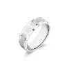 7mm Brushed Finish Men's Wedding Band With Beveled Edges sold by MSBLUE Jewelry