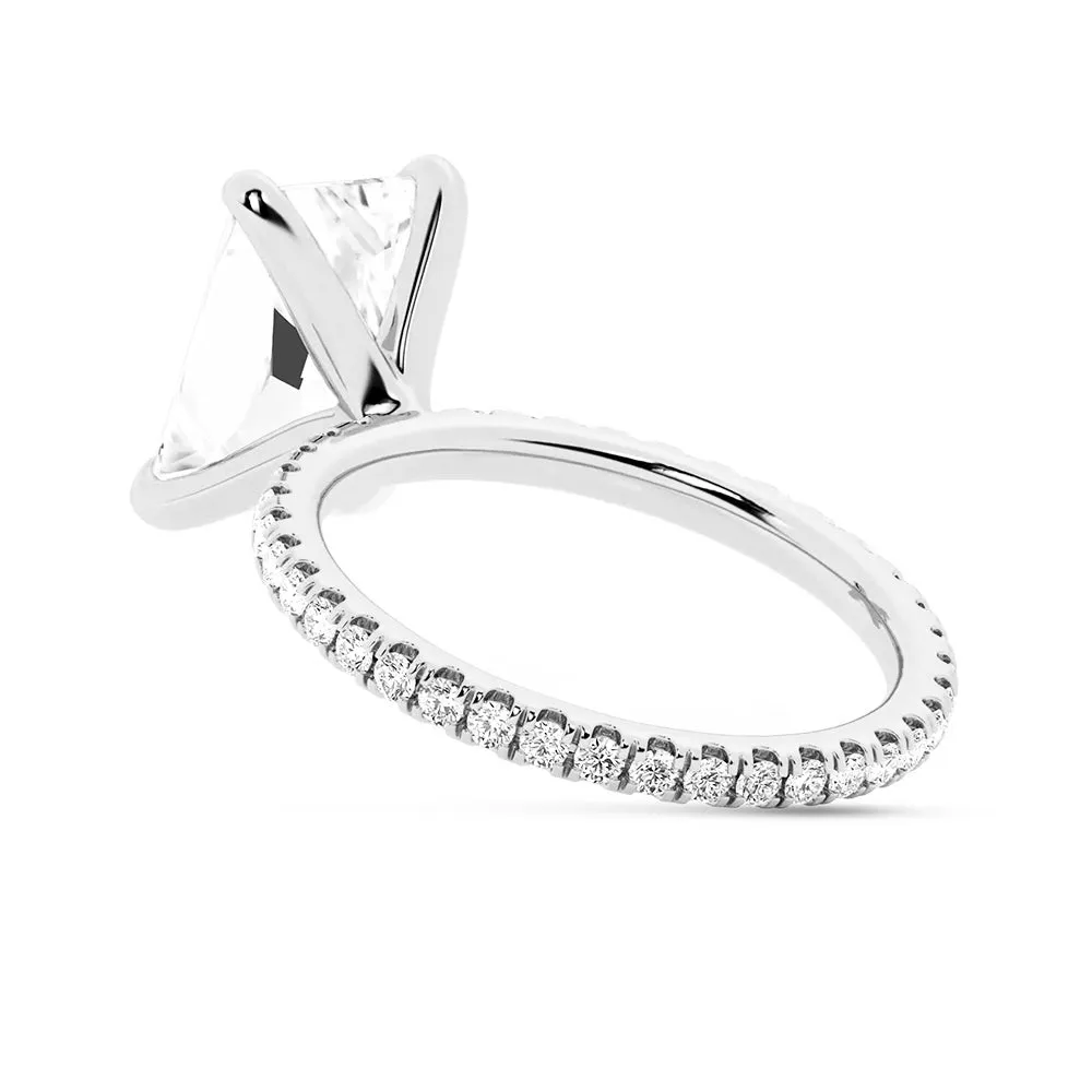 Radiant Cut Engagement Ring sold by MSBLUE Jewelry product image thumbnail 5