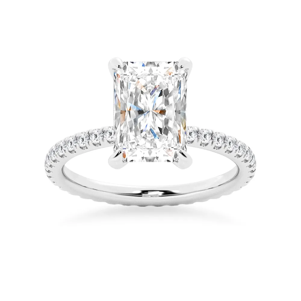 Radiant Cut Engagement Ring sold by MSBLUE Jewelry